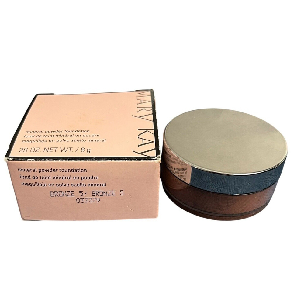 Mary Kay Mineral Powder Foundation Bronze 5 Full Size 28 oz. New in Box